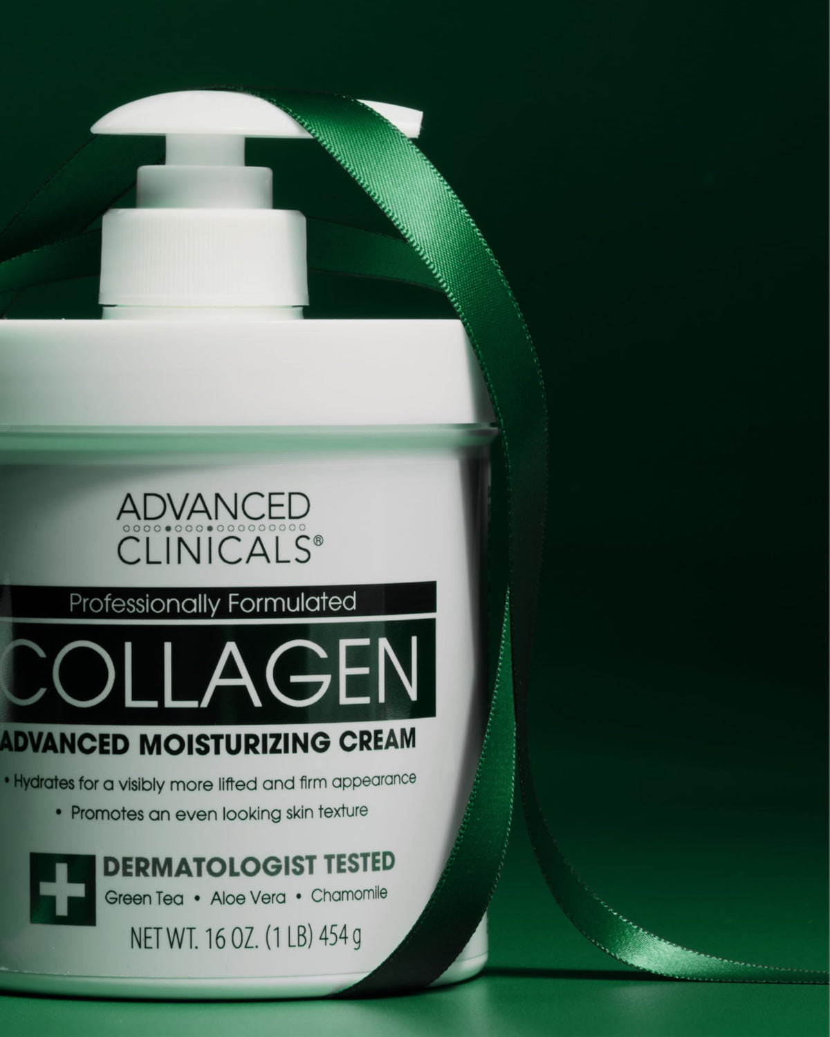 Advanced Clinicals green tea leaves and vitamin E capsules showing antioxidant support
