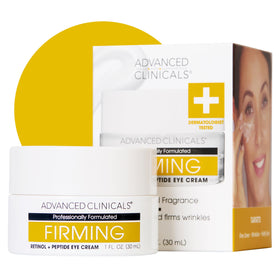 Advanced Clinicals front packaging showing product benefits and compact jar