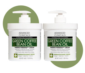 Advanced Clinicals front packaging showing green coffee bean thermo benefits