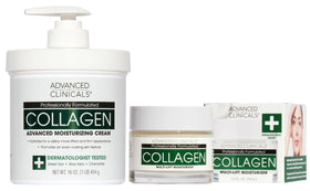 Advanced Clinicals front packaging showing both jars and set benefits