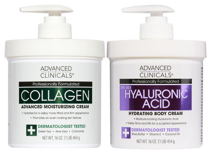 Advanced Clinicals front packaging set shown for gift-ready hydration