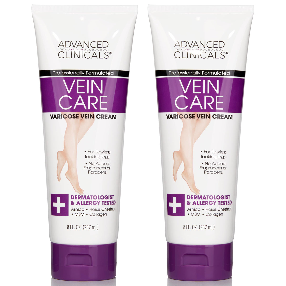Advanced Clinicals front packaging shows product label and benefits