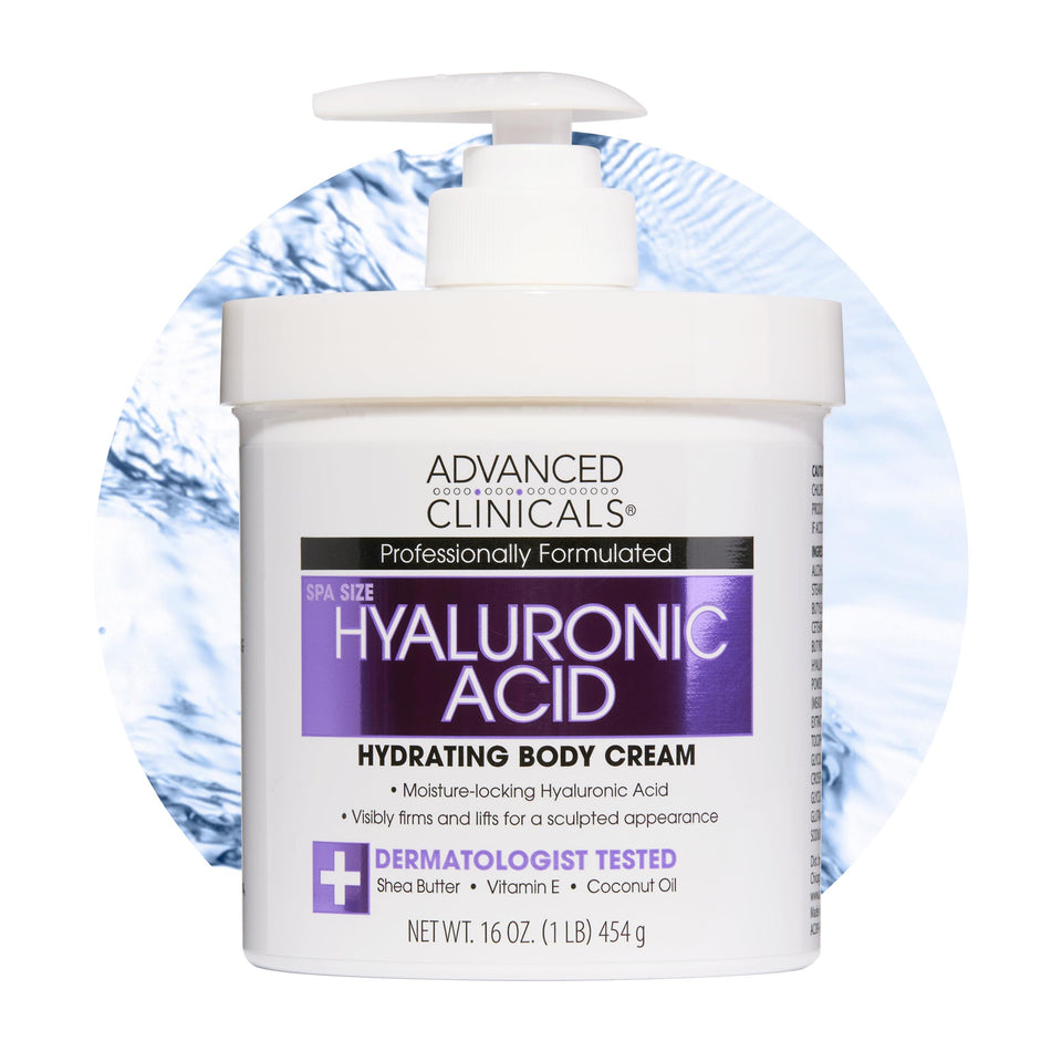 Advanced Clinicals jar front view showing label and 16-ounce size for clear product ID and benefits