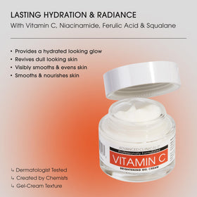 Advanced Clinicals open jar revealing bouncy gel‑cream texture for a dewy, glassy‑looking finish