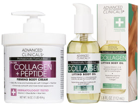 Advanced Clinicals lotion front packaging showing label and clean design for clarity