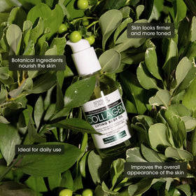 Advanced Clinicals oil droplet on skin illustrating quick absorption and glow