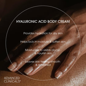 Advanced Clinicals open jar top view revealing creamy consistency ready for use