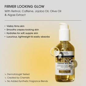 Advanced Clinicals bottle pouring oil to show easy application and absorption