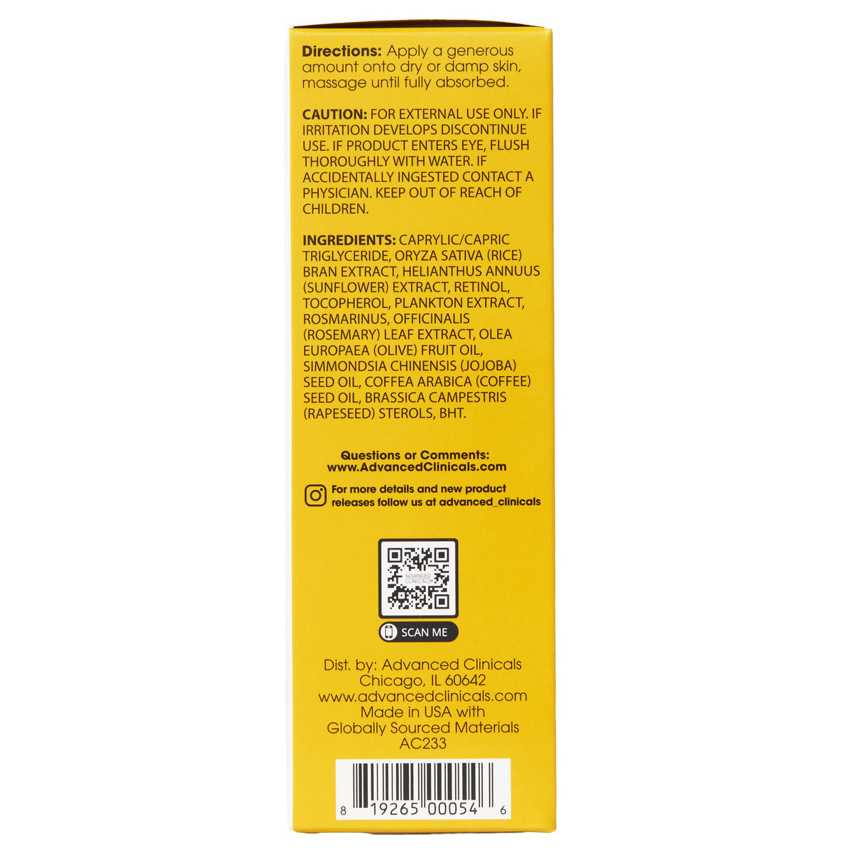 Advanced Clinicals two-pack displayed in lifestyle scene for value and supply