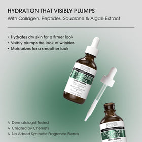 Advanced Clinicals bottle and pump with visible label for easy use
