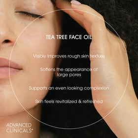 Advanced Clinicals oil texture close-up demonstrating silky absorption