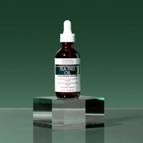 Advanced Clinicals serum on hand showing spreadability and finish