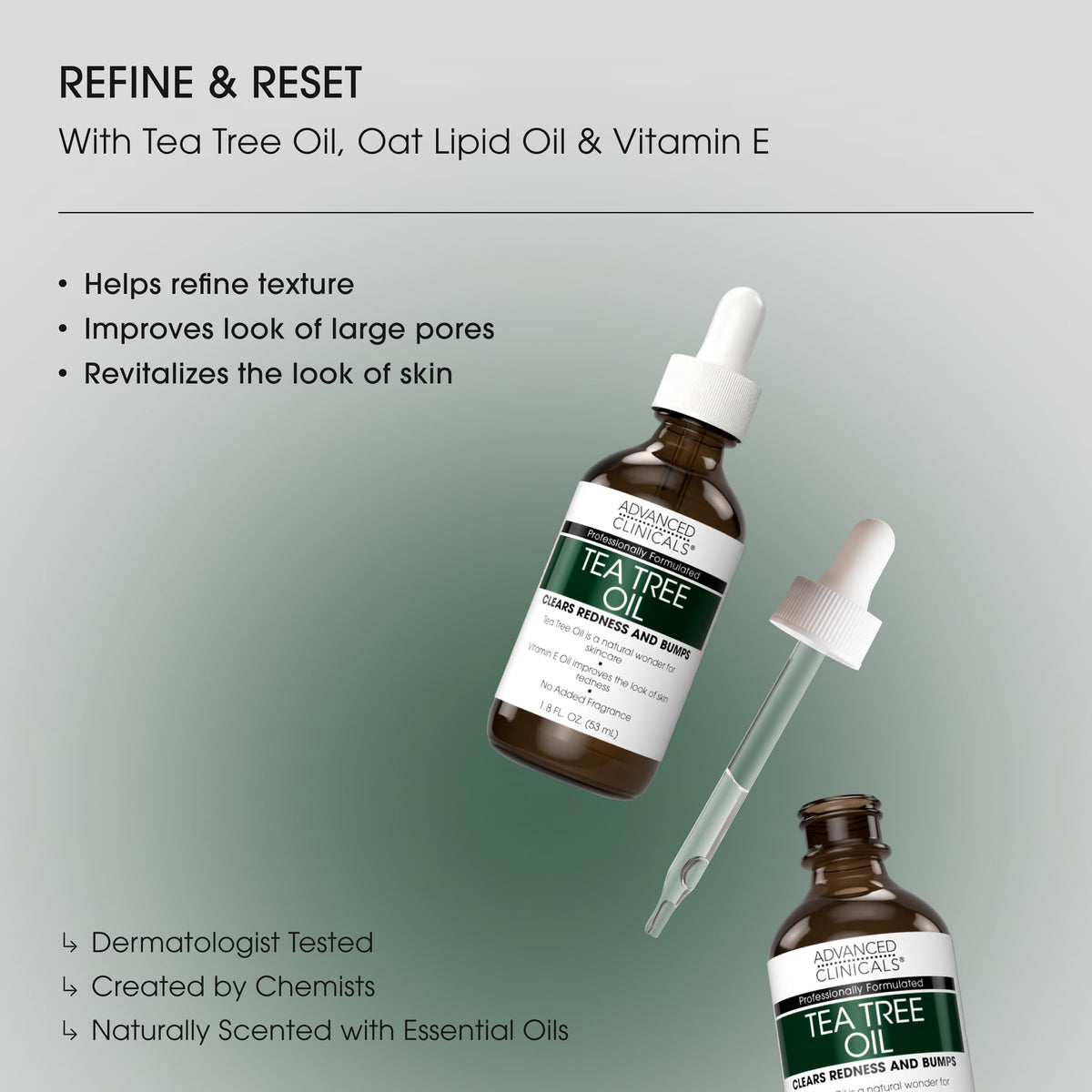 Advanced Clinicals pipette dispensing a drop for precise application