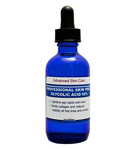 Advanced Skin Care front bottle view showing label and compact 2oz size, clear professional formula benefit