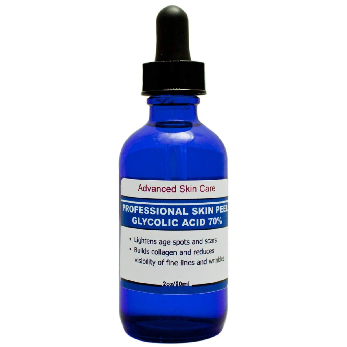 Advanced Skin Care close-up of serum texture on hand, shows lightweight absorption and easy spreadability