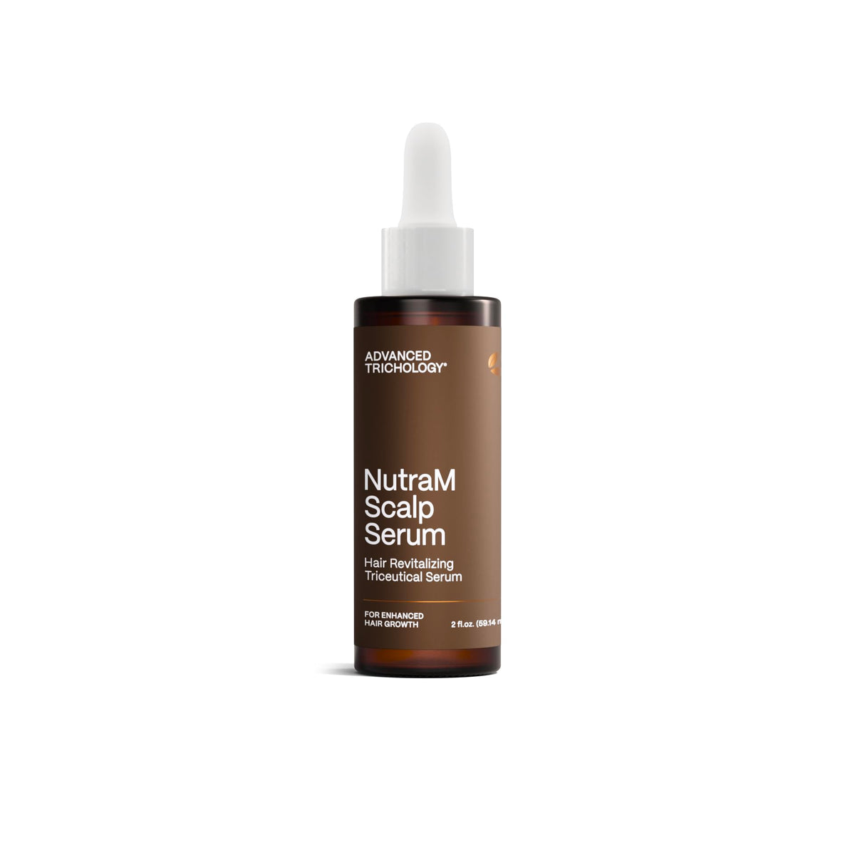 Advanced Trichology NutraM front packaging showing formula and brand trust