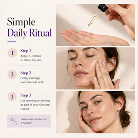 Adweekey facial oil used with gua sha tool for smooth glide and massage benefit