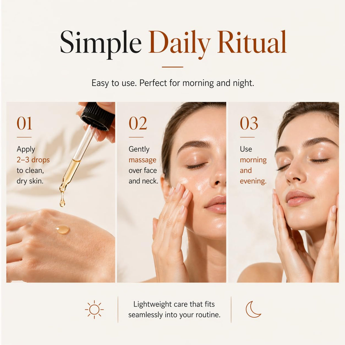 Adweekey gua sha routine with tool showing improved glide and reduced friction
