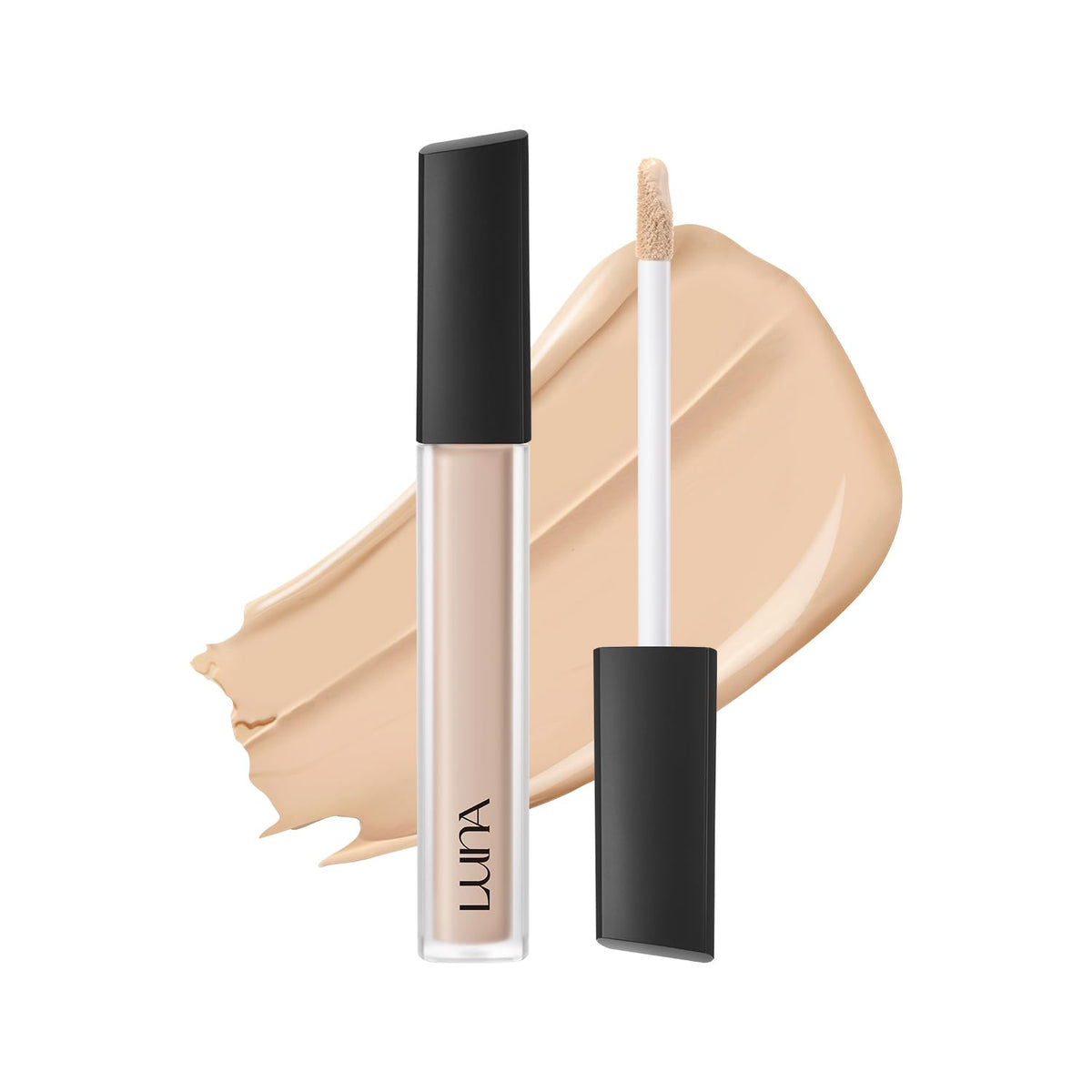 AEKYUNGLUNA front packaging showing compact concealer tube and shade 22N for travel convenience