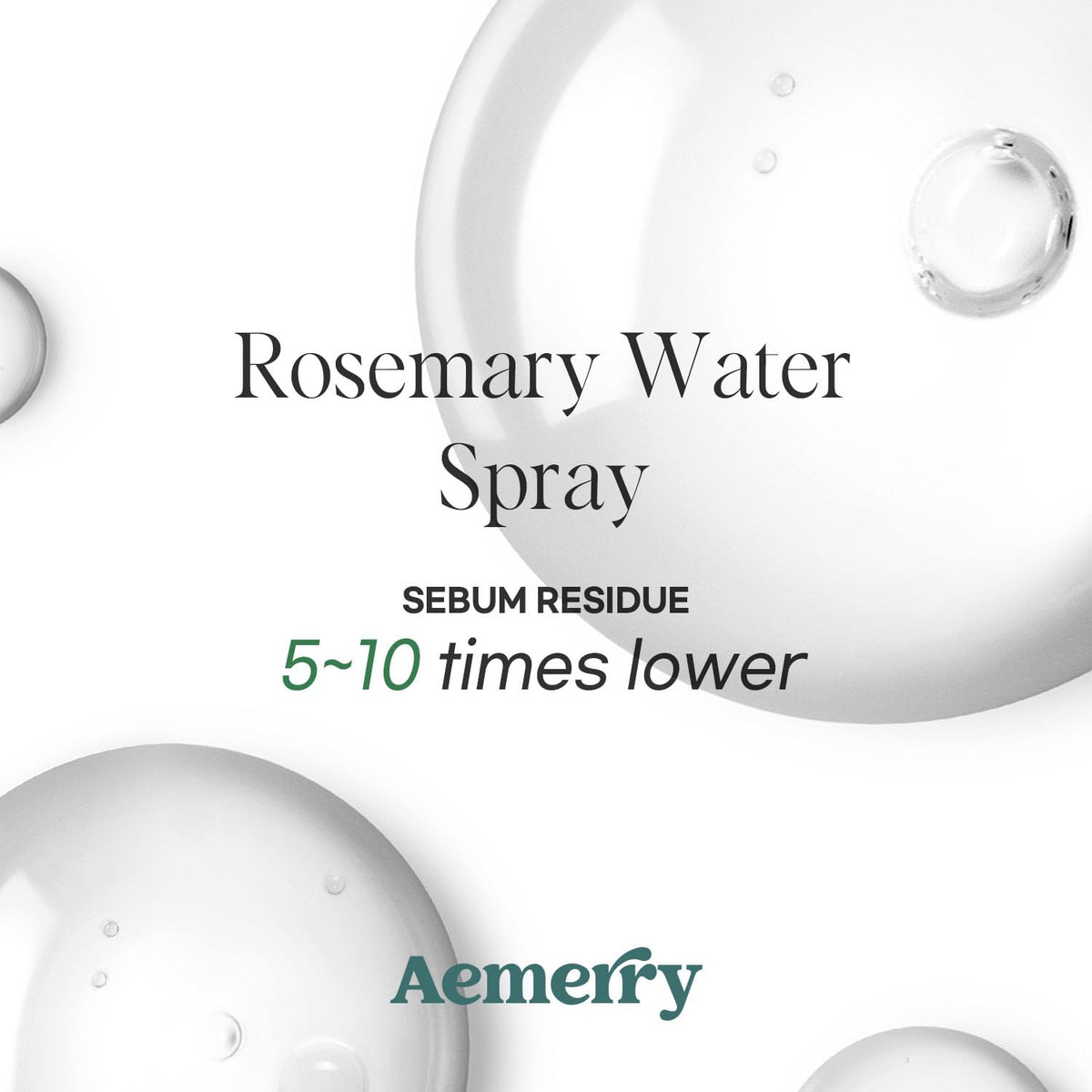 Aemerry rosemary and rice water ingredients highlighting natural care