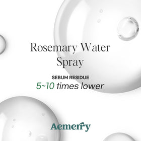 Aemerry rosemary and rice water ingredients highlighting natural care