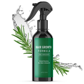 Aemerry front packaging showing rosemary water spray benefits