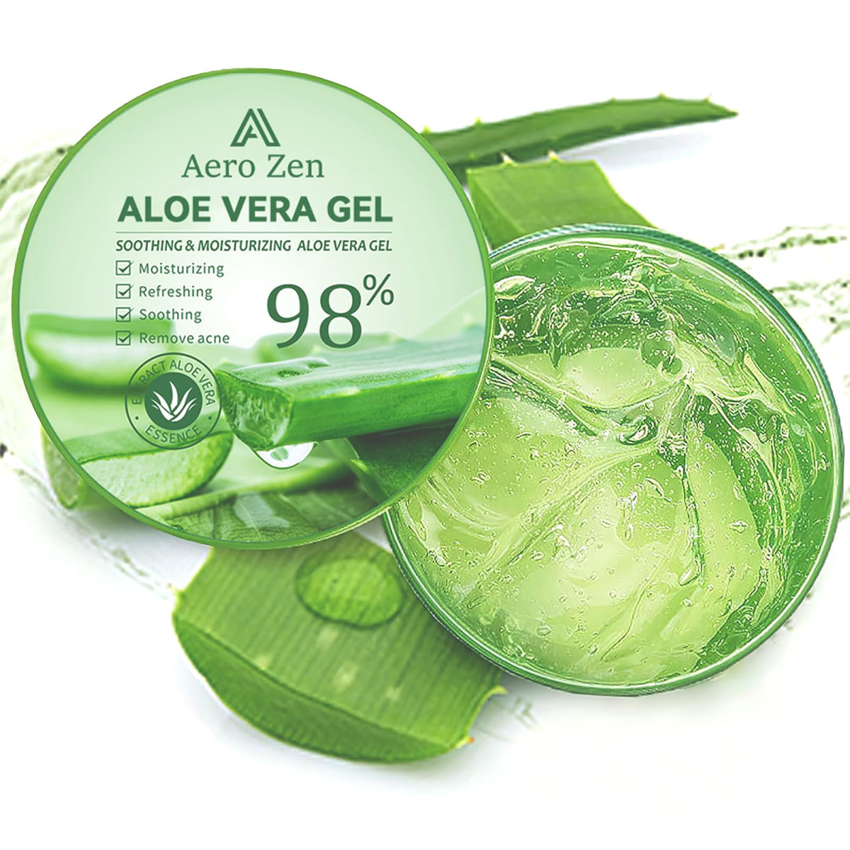 Aero Zen massaging gel into scalp to soothe and reduce tightness