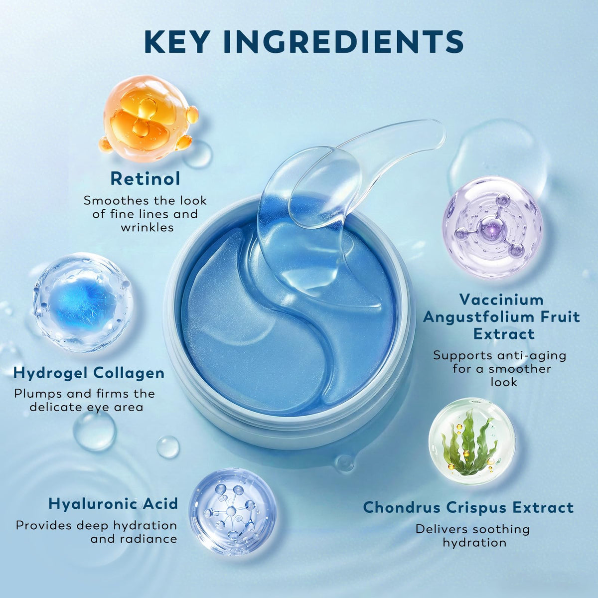 Aeryea close-up of hydrogel texture showing smooth adherence