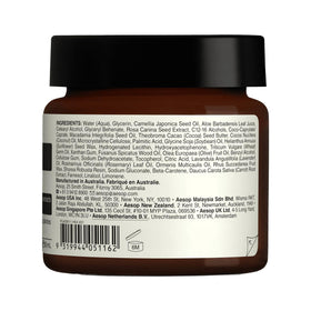 Aesop open tube with cream on skin demonstrating quick absorption