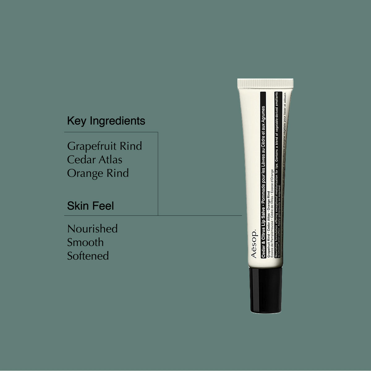 Aesop oil‑gel texture close view revealing silky finish and smooth spreadability for comfortable wear