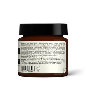 Size comparison photo with 60mL label visible for scale, Aesop travel-friendly convenience