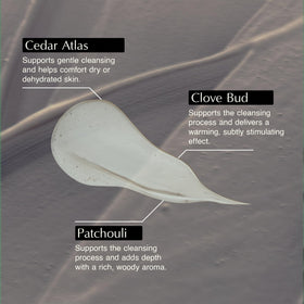 Aesop Eleos label detail emphasizing botanical ingredients and transparency benefit