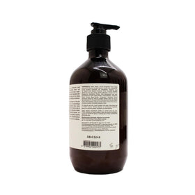 Aesop bottle on bathroom shelf in lifestyle setting conveying everyday use