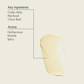 Aesop balm texture close-up on spatula, shows rich non-greasy emollience