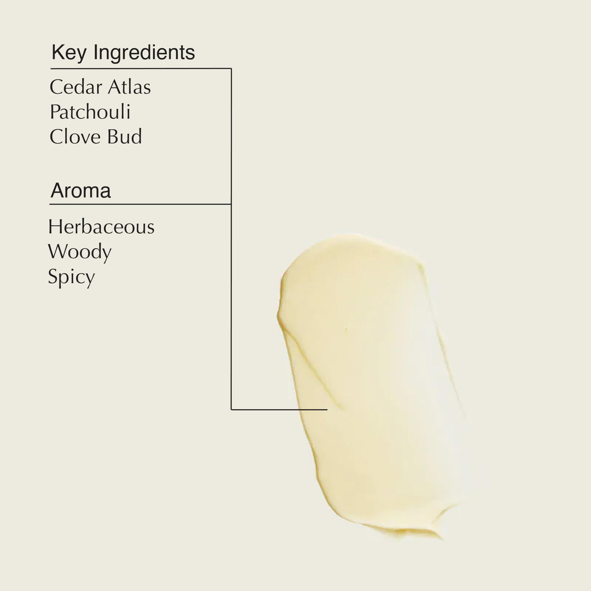 Aesop texture swatch of balm on skin showing non-greasy absorption