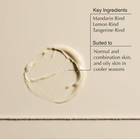 Aesop cream being dispensed, demonstrates easy application and quick absorption
