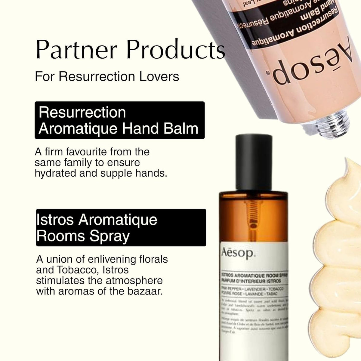 Aesop recycled bottle label closeup emphasizing eco packaging and sustainability
