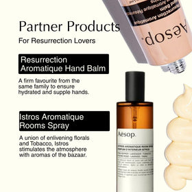 Aesop bottle beside bathroom sink conveying everyday skincare routine