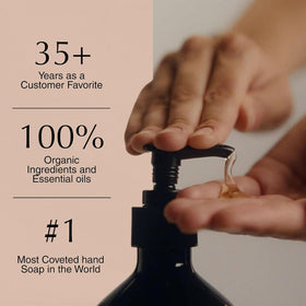 Aesop 500 ml bottle next to a small pump for scale and value comparison