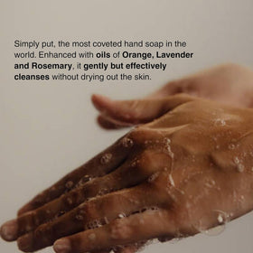 Aesop gel texture close-up showing clear low-foaming consistency and spreadability