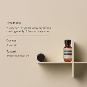 Aesop tube close-up label highlighting ingredients and travel-size information for informed choice