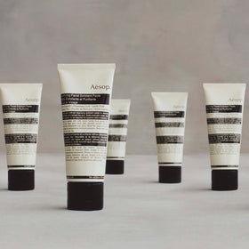 Aesop rosemary leaf ingredient image showing botanical freshness and aroma