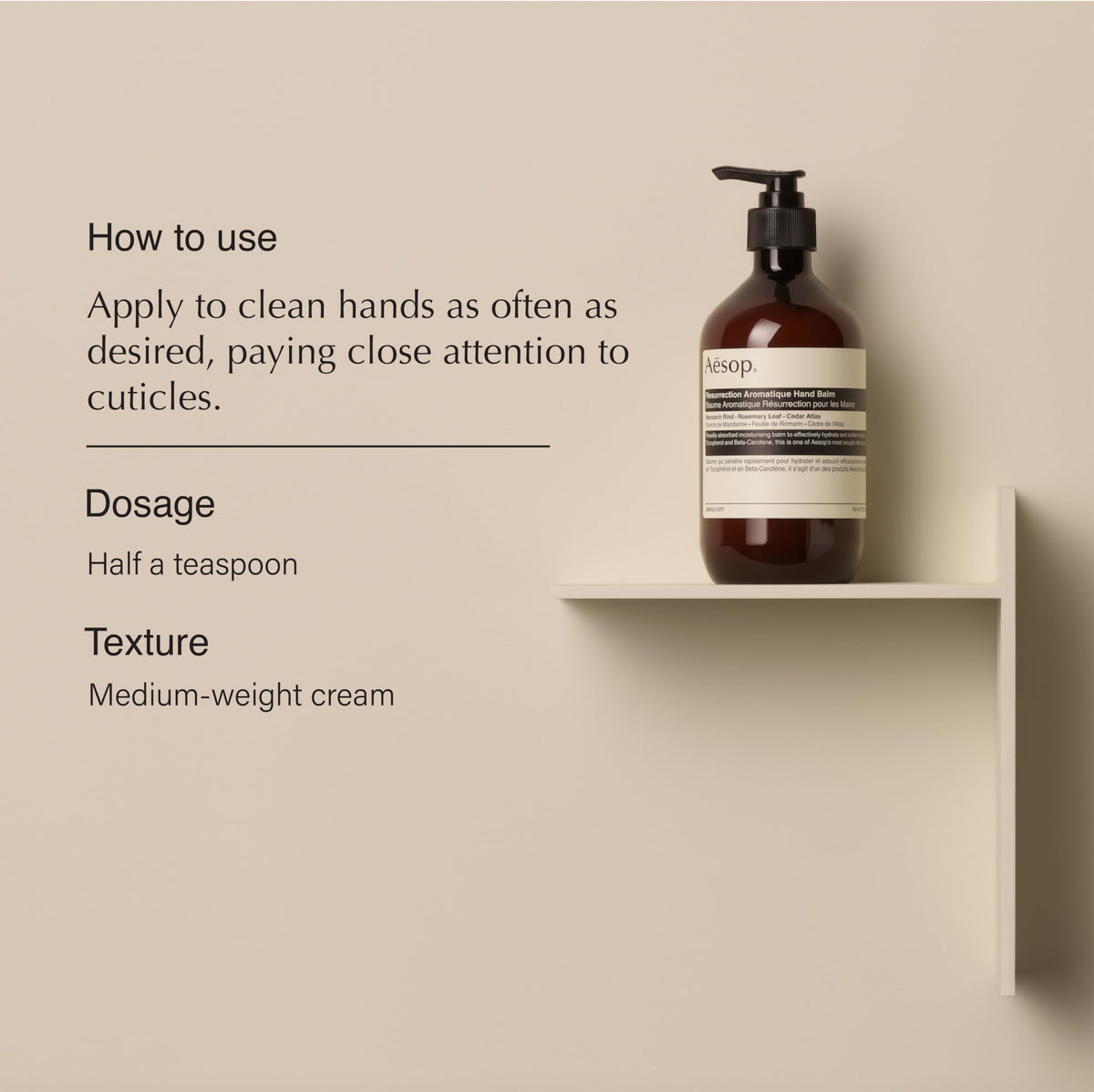 Aesop wash texture lather demonstrating gentle cleansing action and foam benefit