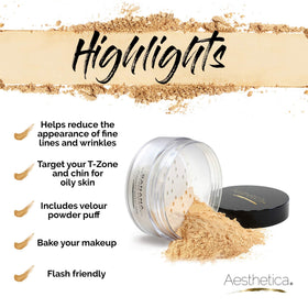 Aesthetica under-eye correction demo showing brightening benefit and neutralization