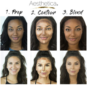 Aesthetica removable refillable pans demonstration for custom pan swaps and refills