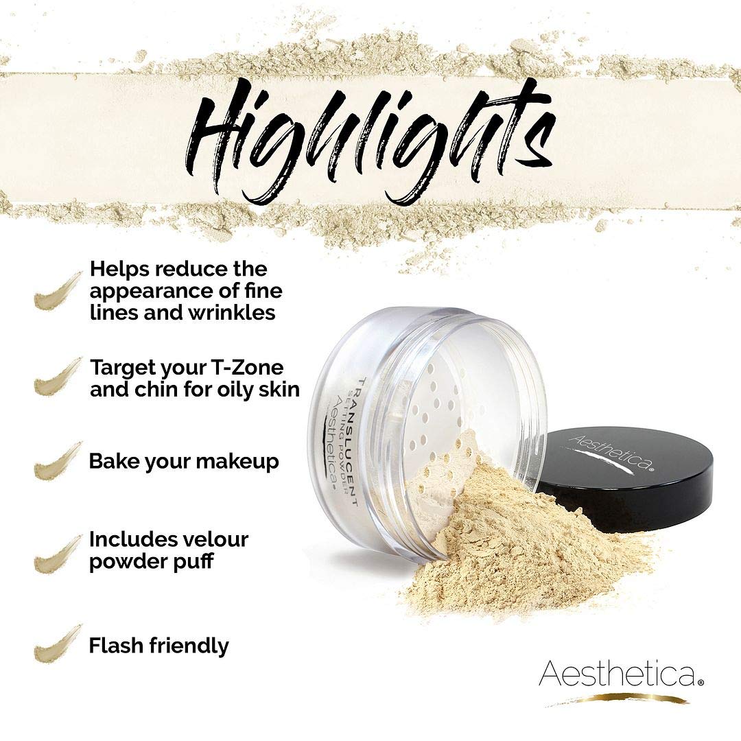 Aesthetica on model in natural light showing camera-friendly finish