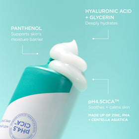 AESTURA open jar revealing pale gel-cream consistency for soothing