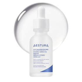 AESTURA front packaging showing bottle and box, communicates trustworthy hydration