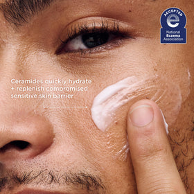 AESTURA close-up of lightweight cream texture absorbing quickly for non-greasy hydration