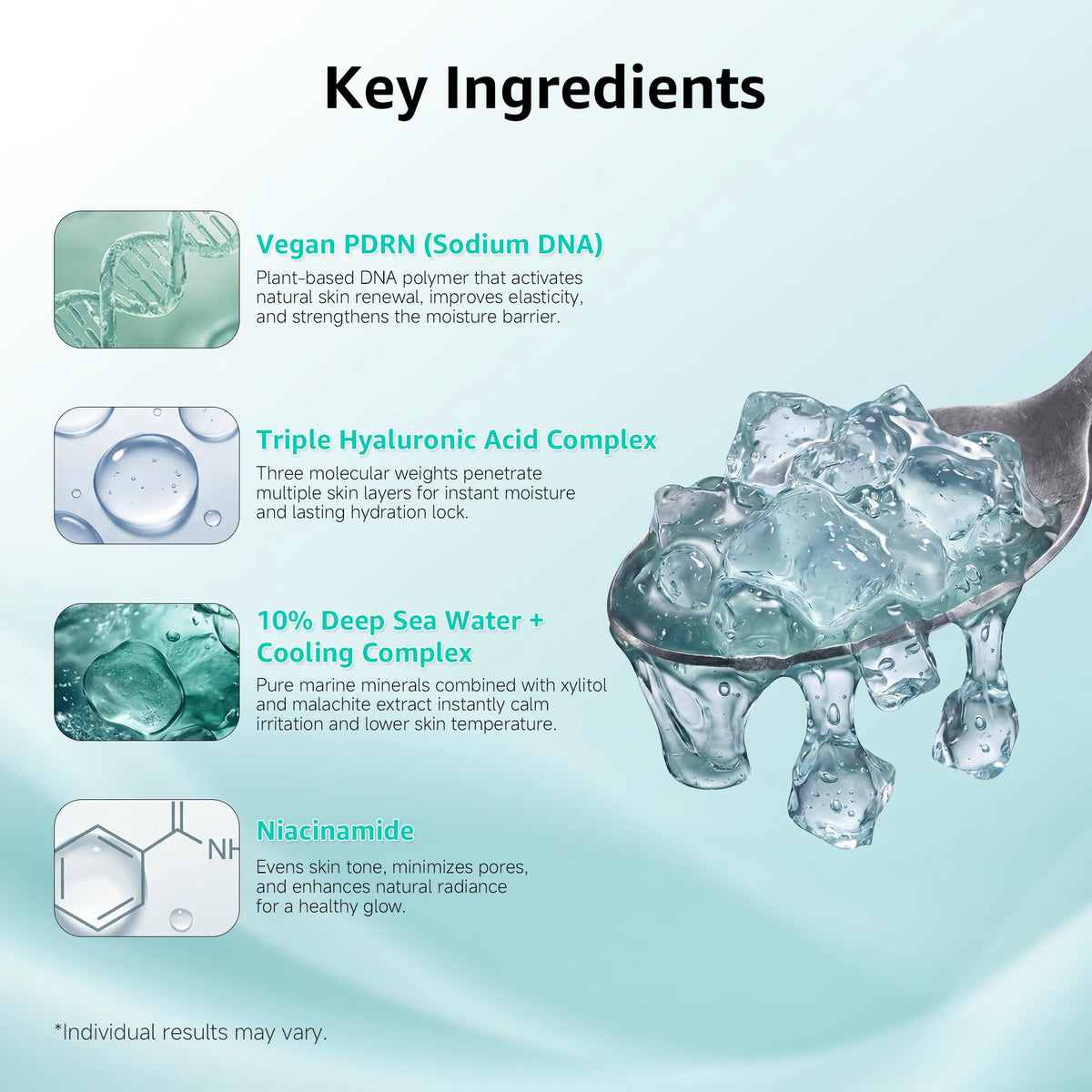 AexZzen chilled bottle in fridge for extra cooling relief